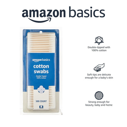 Cotton Swabs, 500 Count