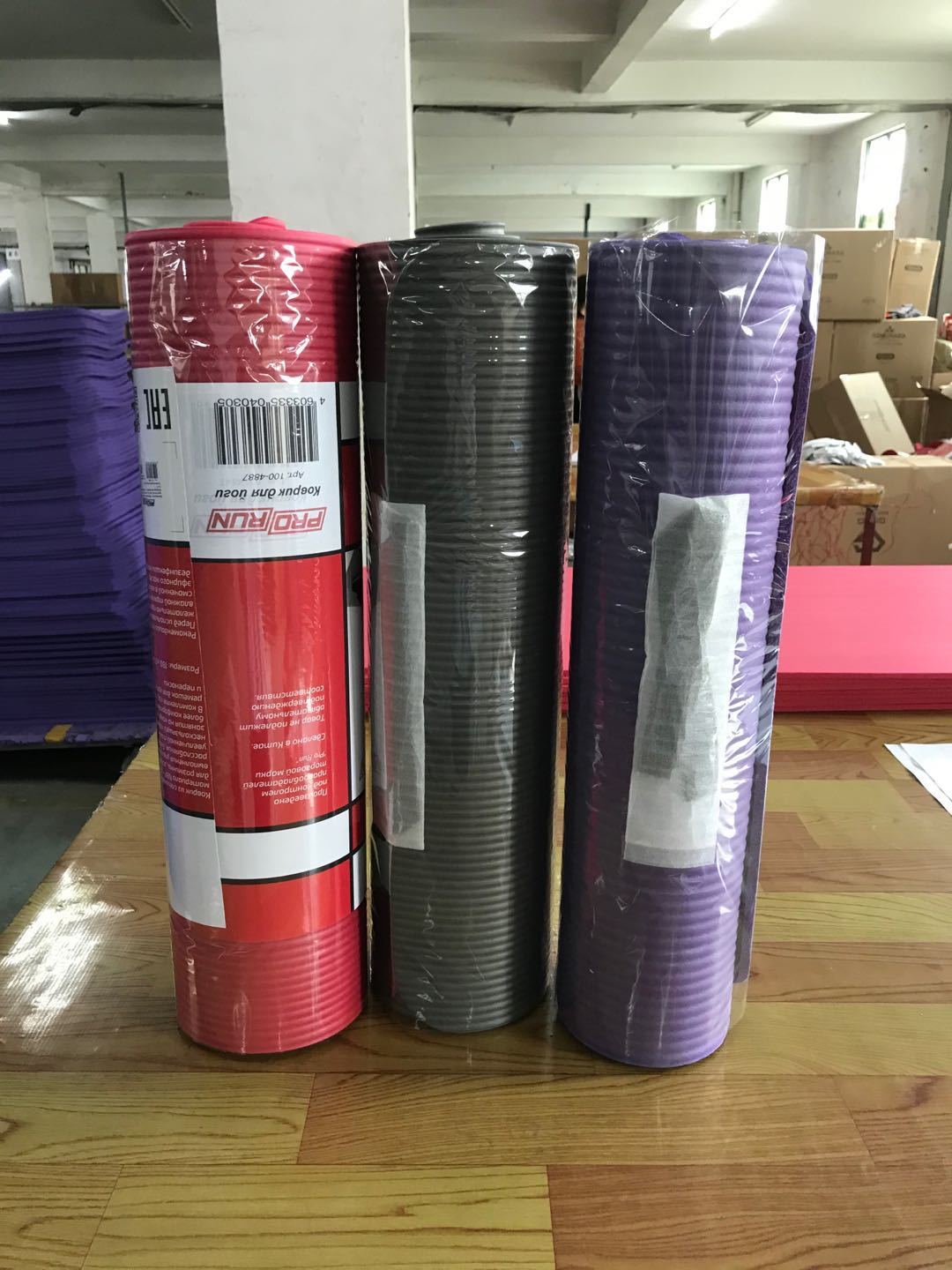 Striped NBR Yoga Mat