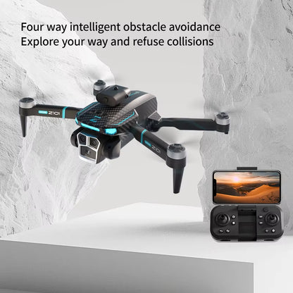 Z101 Smart RC Drone 4K Video ESC Brushless Drone 360 Degree Rolling Mini Selfie Drone Outdoor Air Hover 4 Way Obstacle Avoidance