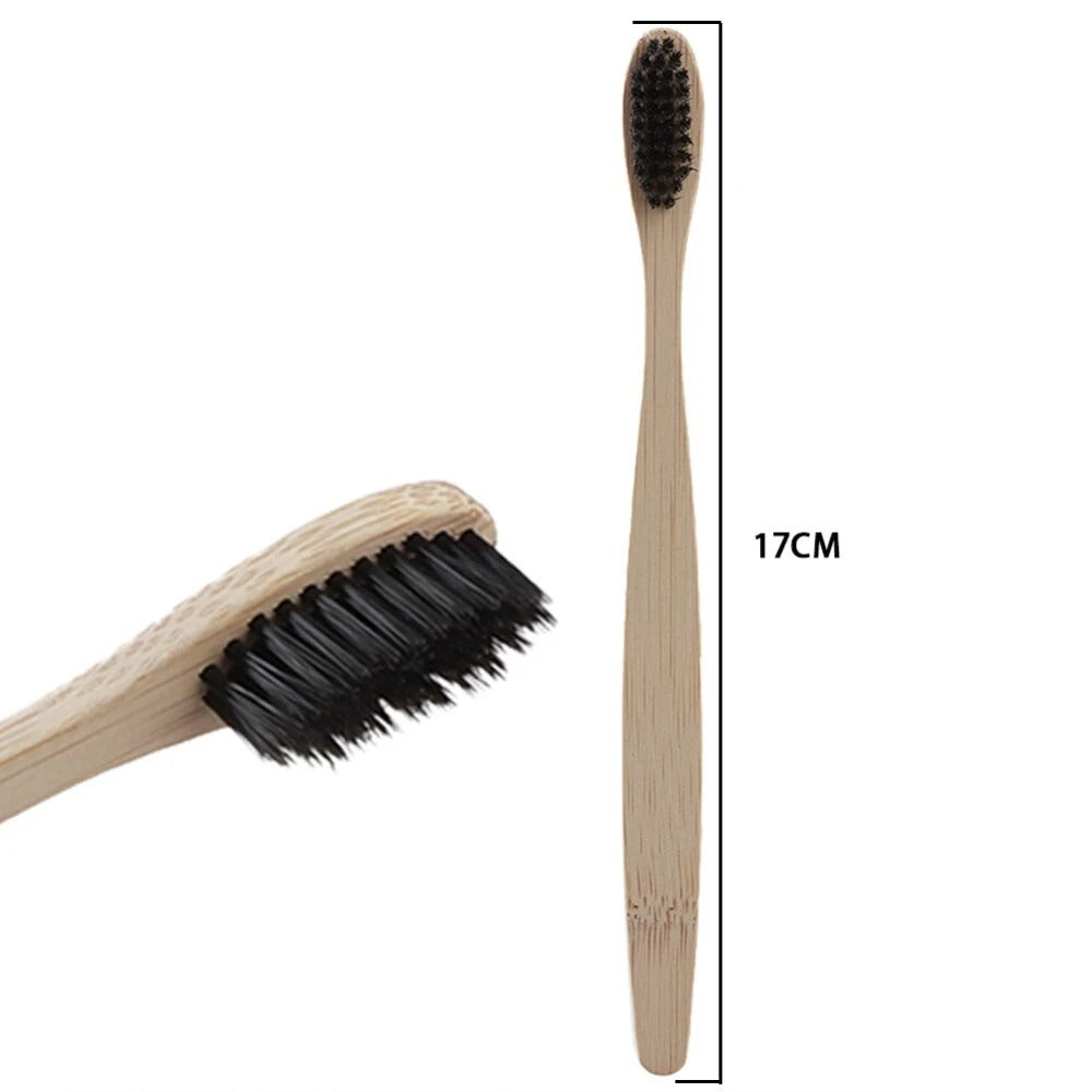 10 Bamboo Toothbrushes