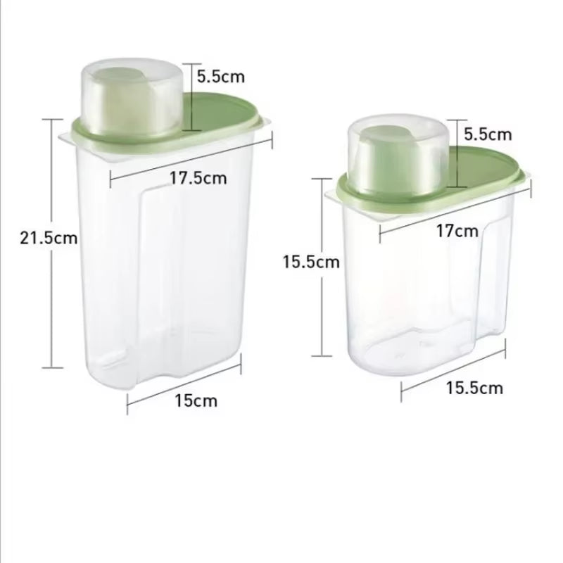 Dogs Bowl Pet Feed Container Dog Food Box Cat Feeder Bucket Food Storage Barrel Measuring Cup Large Capacity Pet Supplies