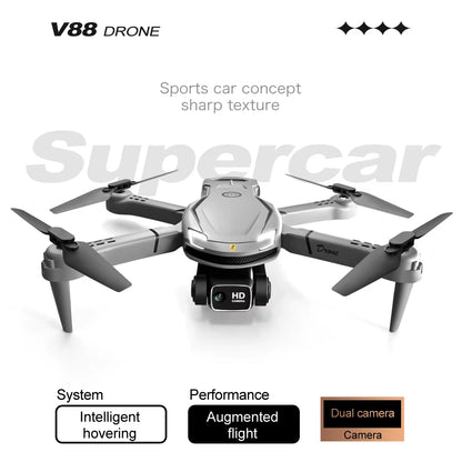 Professional Drone 4K High Definition Aerial Photography GPS Remote Control Aircraft Quadcopter Toy UAV Smart Hover 100M Drone