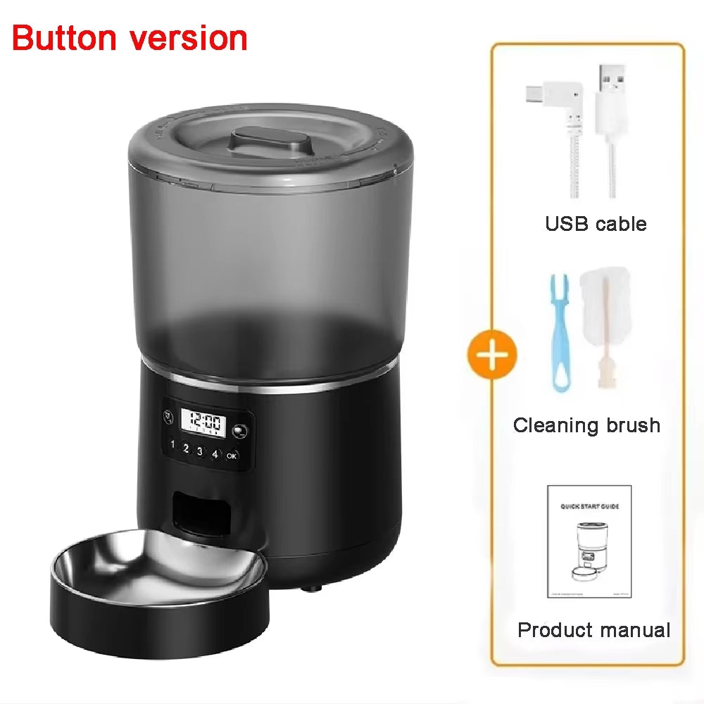 Petavista Automatic Cat Feeder Pet Smart Wifi Food Kibble Dispenser Remote Control Auto Feeder for Cat Dog Dry Food Accessories