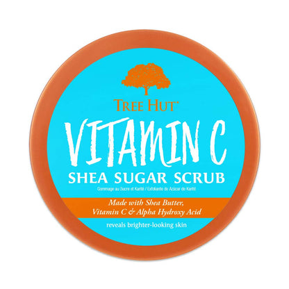 Vitamin C Shea Sugar Scrub, 18 Oz, Ultra Hydrating and Exfoliating Scrub for Nourishing Essential Body Care