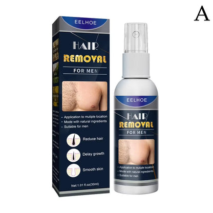 30Ml Powerful Hair Removal Spray Super Natural Painless Permanent Hair Remover for Women Men Whole Body Depilatory Cream