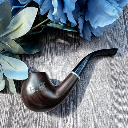 Personalization Wooden Smoke Pipe, Customized Groomsman Gift, the Best Gift for a Father, for a Man, the Perfect Gift for Smokers